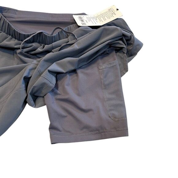 NEW LULULEMON MENS RUN CREW RIPSTOP 6" LINED SHORTS MEDIUM M RUN GYM SOGGY - Picture 4 of 8